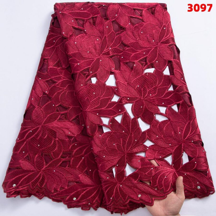 100% Cotton Lace Fabric - Image 7