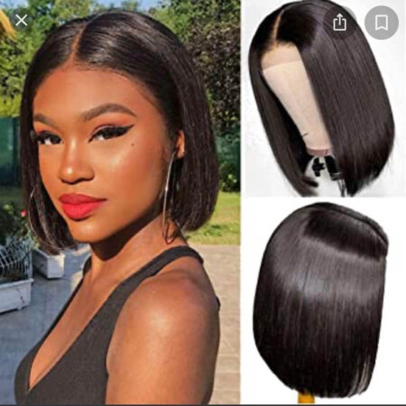Women's Straight short Bob Human Hair