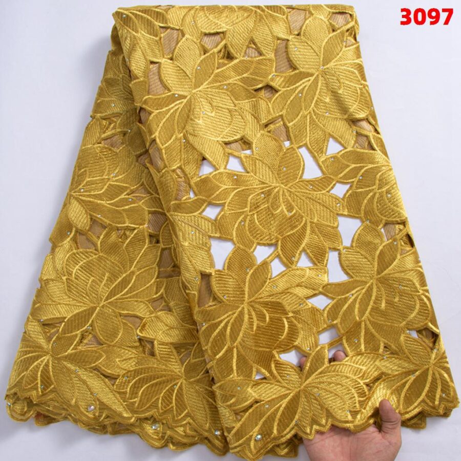 100% Cotton Lace Fabric - Image 9