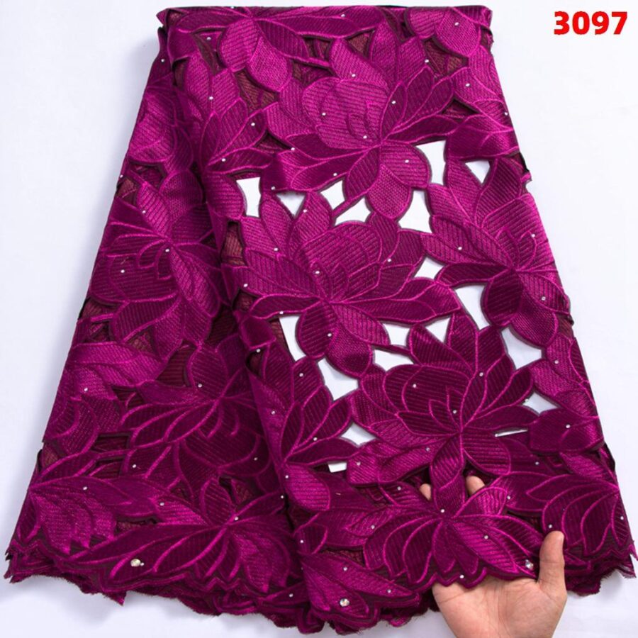 100% Cotton Lace Fabric - Image 8