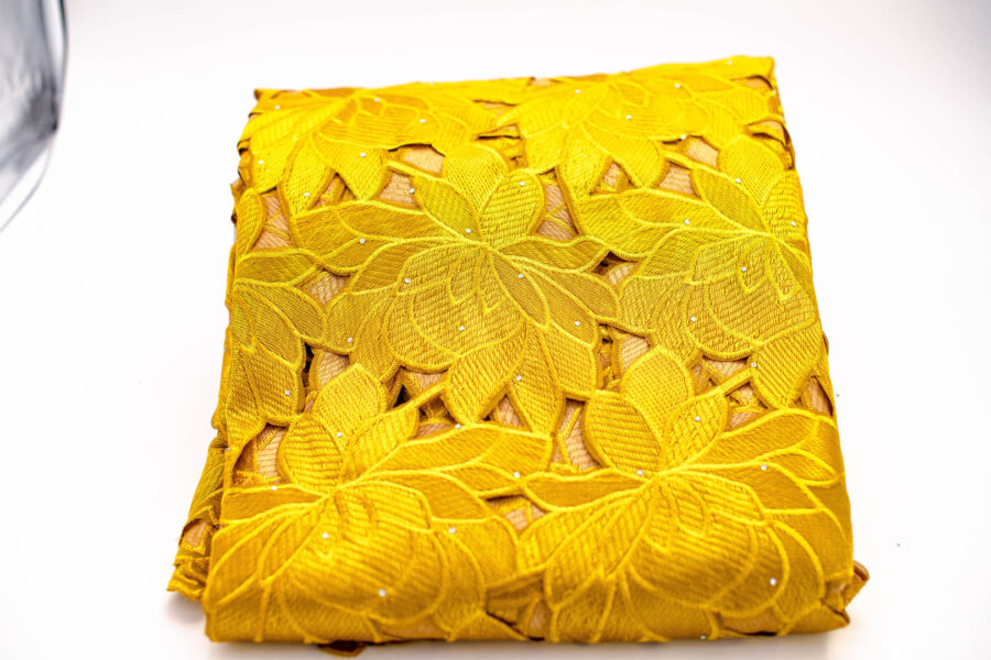 George Lace Fabric / Nigerian Lace Fabrics with Exquisite Patterns and Designs. - Image 11