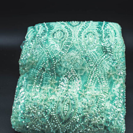 French Lace with Beads / French Lace Fabric Embroidered