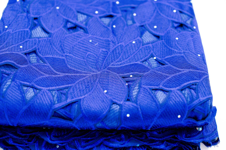 George Lace Fabric / Nigerian Lace Fabrics with Exquisite Patterns and Designs. - Image 3