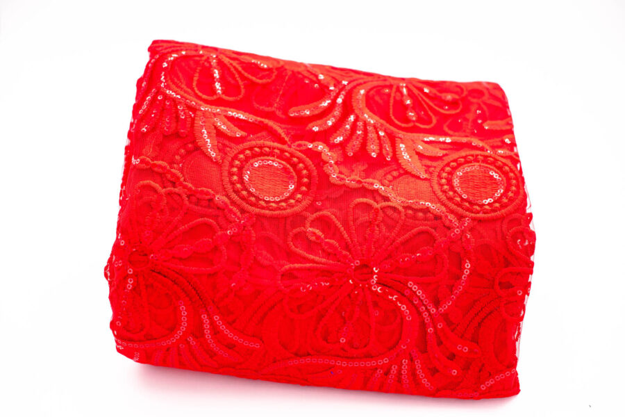 George Lace Fabric / Nigerian Lace Fabrics with Exquisite Patterns and Designs. - Image 4