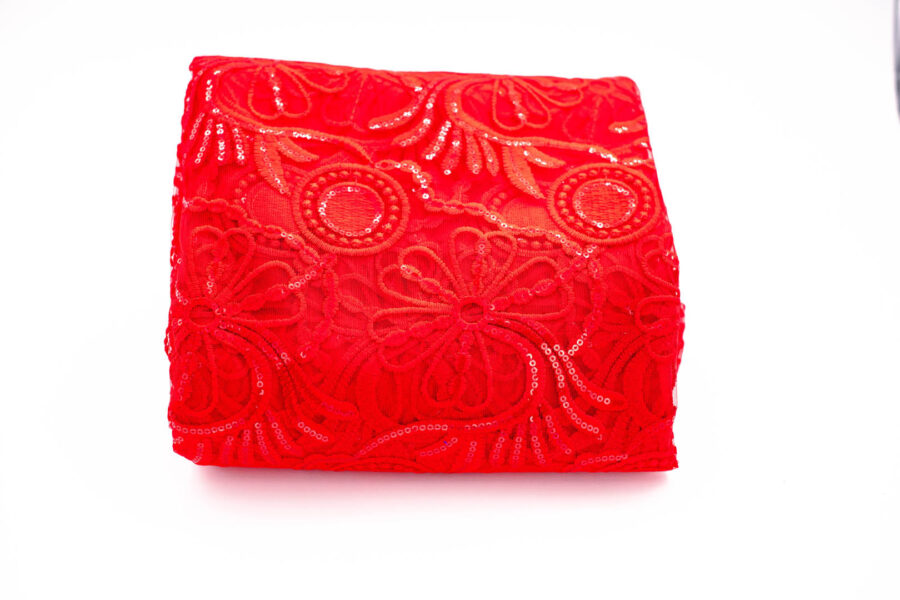 George Lace Fabric / Nigerian Lace Fabrics with Exquisite Patterns and Designs. - Image 5