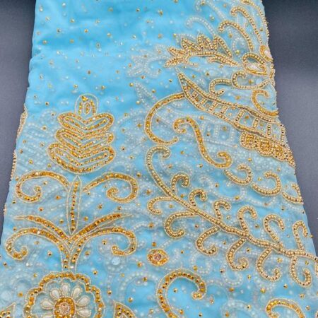 George Fabrics With Beads